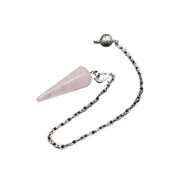 Κολιέ γεωμετρικού κρυσταλλικού κρεμαστού: αμέθιστος, Powder Crystal και κρύσταλλος; γυαλιστερό φινίρισμα