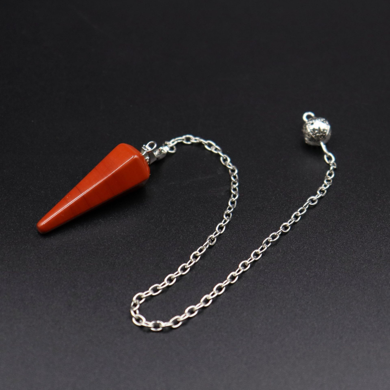 Κολιέ γεωμετρικού κρυσταλλικού κρεμαστού: αμέθιστος, Powder Crystal και κρύσταλλος; γυαλιστερό φινίρισμα