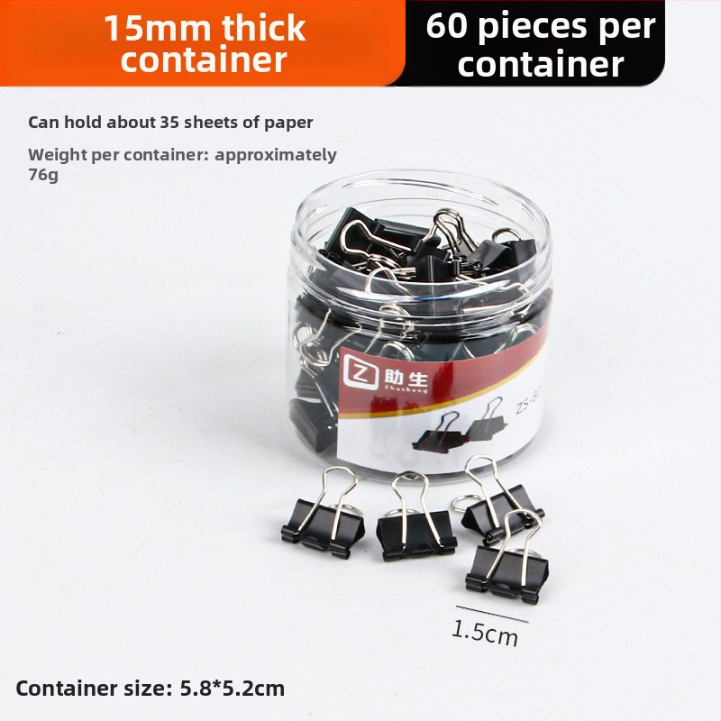 Alive Metāla Garais Klipsis – Biroja Klips, Iepakojums: Biezs Cilindrs / Plāns Caurule