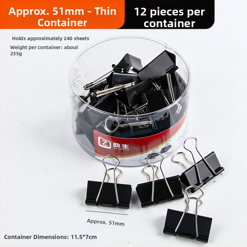 Alive Metāla Garais Klipsis – Biroja Klips, Iepakojums: Biezs Cilindrs / Plāns Caurule