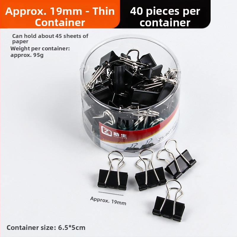 Alive Metāla Garais Klipsis – Biroja Klips, Iepakojums: Biezs Cilindrs / Plāns Caurule