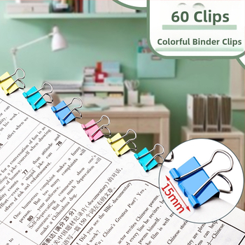 Κλιπ εγγράφων από μέταλλο, μοντέλο LCT5561, συσκευασία τύπου βαρέλι