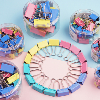 Κλιπ εγγράφων από μέταλλο, μοντέλο LCT5561, συσκευασία τύπου βαρέλι