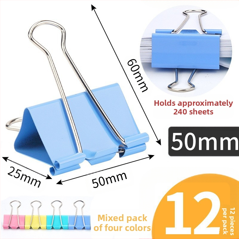 Dokumentu klipsa, metāla konstrukcija, modeļa LCT5561, iepakojums barrel tipa