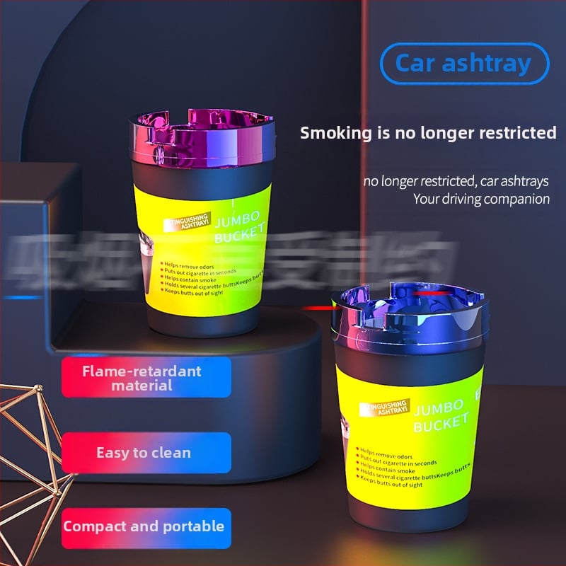 Автомобилен пепелник, пластмасов, модел B0931, марка Yike, инжекционно формован