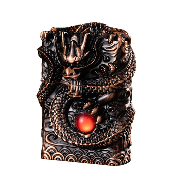 Αναπτήρας κηροζίνης με μεταλλικό σώμα, επαναχρησιμοποιούμενος, μοντέρνο μινιμαλιστικό στυλ, χωρίς προστασία από τον άνεμο