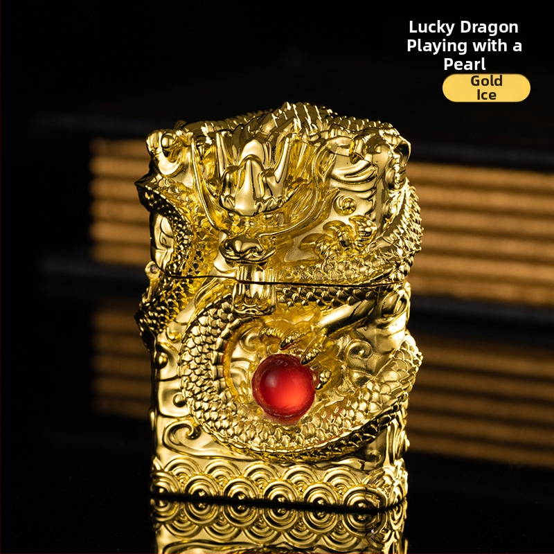 Αναπτήρας κηροζίνης με μεταλλικό σώμα, επαναχρησιμοποιούμενος, μοντέρνο μινιμαλιστικό στυλ, χωρίς προστασία από τον άνεμο