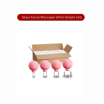 Комплект лицев вакуум масаж с стъклени чаши, Pat le, 24 броя, по 50 г, персонализируем