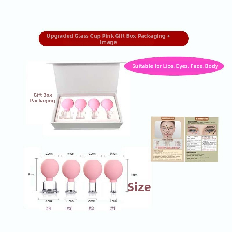 Set za cupping lica sa staklenim čašama, Pat le, 24 kom, 50 g po kom, prilagodljivo