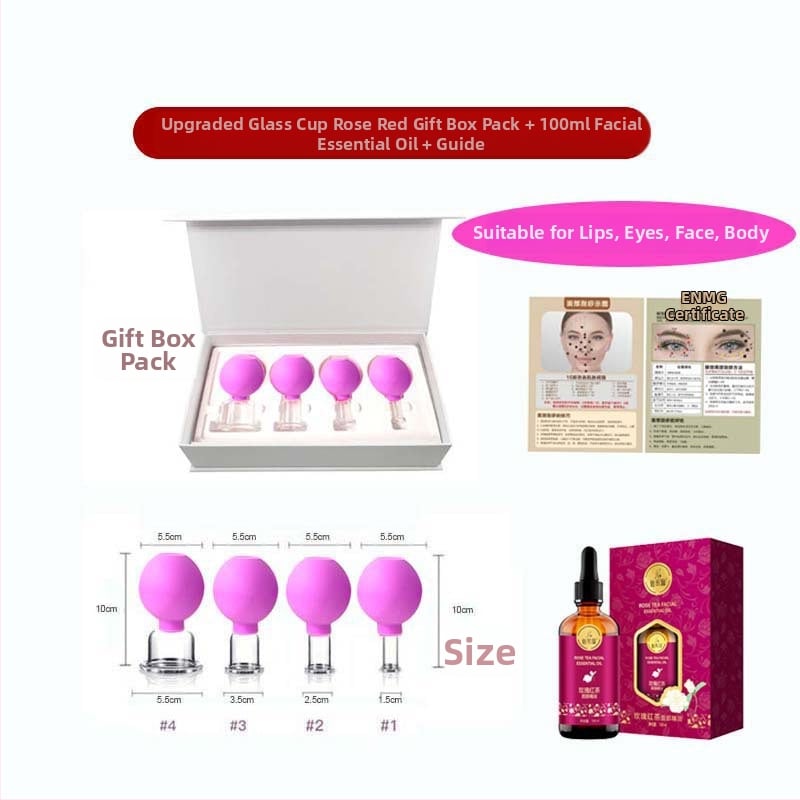 Set za cupping lica sa staklenim čašama, Pat le, 24 kom, 50 g po kom, prilagodljivo