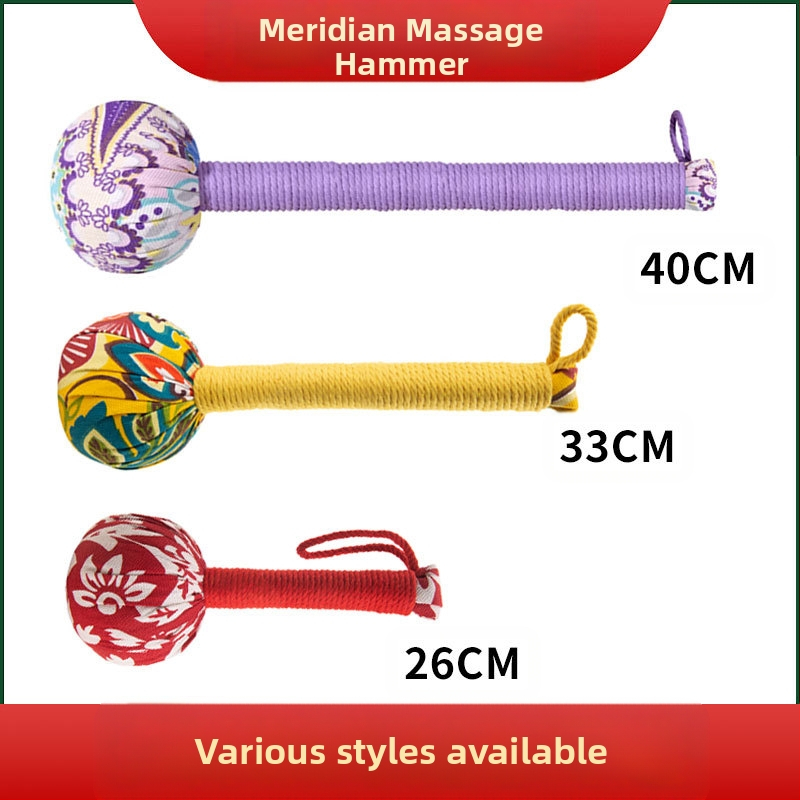 Mugwort здравословен чук AY-006 – меридиан масажен инструмент за цялото тяло (гръб, рамена, врата, талия, крака)