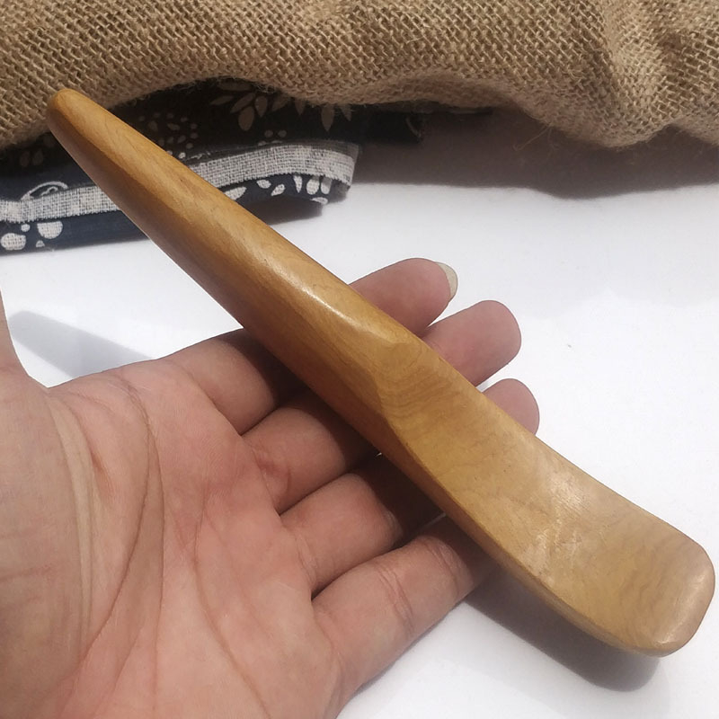 Piršto tipo akupunktūros gua sha masažuoklis, pusės lazdelės dizainas, dėžutė 500 vnt.