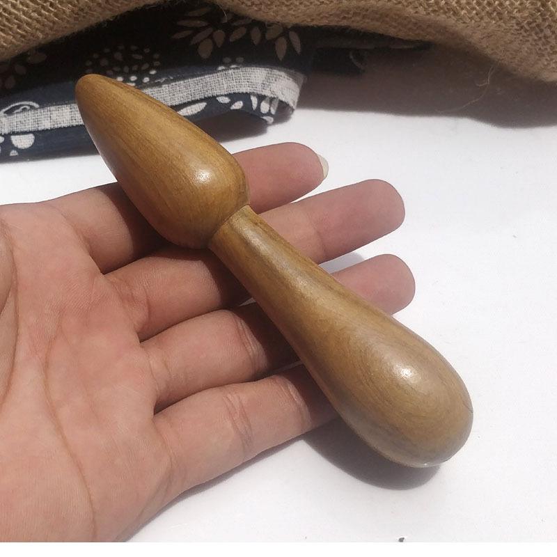 Piršto tipo akupunktūros gua sha masažuoklis, pusės lazdelės dizainas, dėžutė 500 vnt.