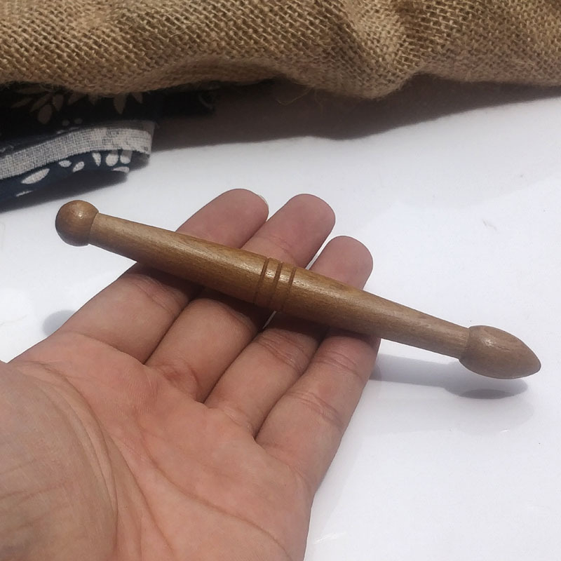 Piršto tipo akupunktūros gua sha masažuoklis, pusės lazdelės dizainas, dėžutė 500 vnt.