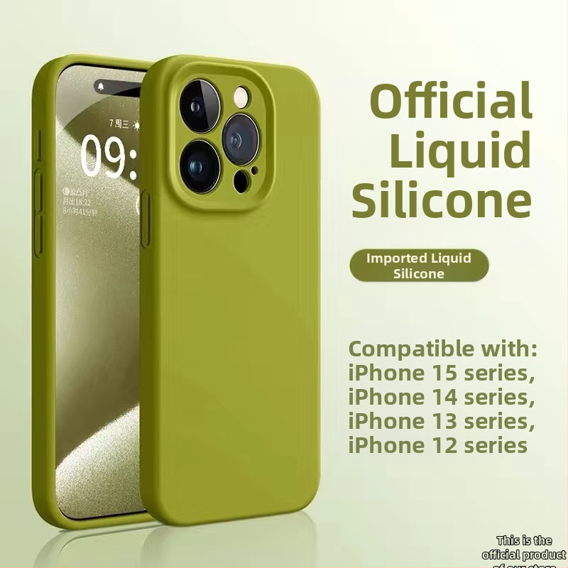 Tekutý silikónový kryt pre iPhone 12 Pro / 12 Pro Max / 13 Pro Max – jemný na dotyk, prémiová kvalita, proti nárazu, proti odtlačkom prstov