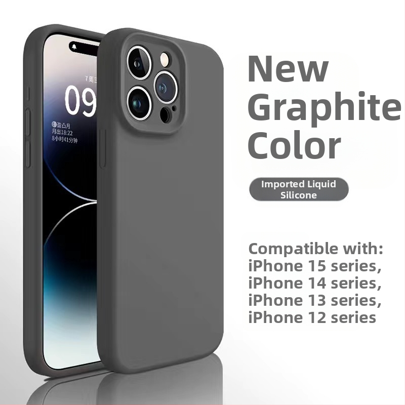 Tekutý silikónový kryt pre iPhone 12 Pro / 12 Pro Max / 13 Pro Max – jemný na dotyk, prémiová kvalita, proti nárazu, proti odtlačkom prstov