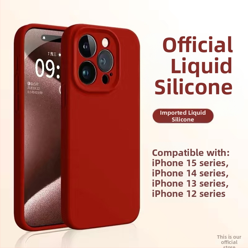 Tekutý silikónový kryt pre iPhone 12 Pro / 12 Pro Max / 13 Pro Max – jemný na dotyk, prémiová kvalita, proti nárazu, proti odtlačkom prstov