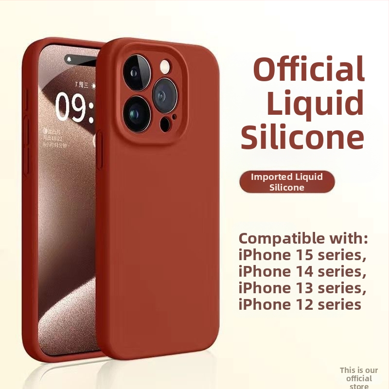 Tekutý silikónový kryt pre iPhone 12 Pro / 12 Pro Max / 13 Pro Max – jemný na dotyk, prémiová kvalita, proti nárazu, proti odtlačkom prstov