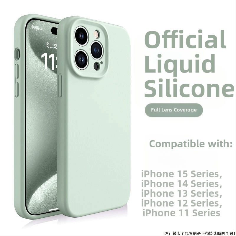 Tekutý silikónový kryt pre iPhone 12 Pro / 12 Pro Max / 13 Pro Max – jemný na dotyk, prémiová kvalita, proti nárazu, proti odtlačkom prstov