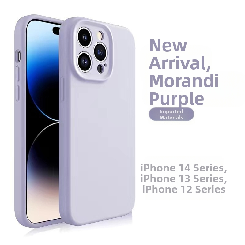 Tekutý silikónový kryt pre iPhone 12 Pro / 12 Pro Max / 13 Pro Max – jemný na dotyk, prémiová kvalita, proti nárazu, proti odtlačkom prstov