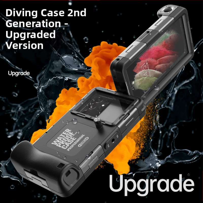 Carcasă de telefon impermeabilă | Materiale: PC și TPU; Fabricată manual; Compatibilă cu iPhone 14, iPhone 13 Pro Max, iPhone 14 Max