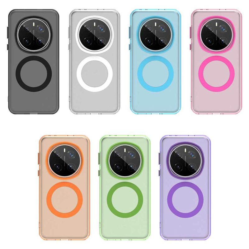 Glory Magic7 Pro magnētā lieta ar matētu virsmu, materiāls TPU+PC+PET, siltuma izkliede, izturīga pret kritieniem, neatstāj nospiedumus (Magnetic; Frosted texture; Heat dissipation; Anti-fall; Material: TPU+PC+PET)