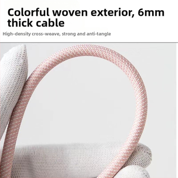 Καλώδιο δεδομένων με λουράκι καρπού, συμβατό με Apple και Android, μεταλλικό κούμπωμα, φορητός σχεδιασμός, γρήγορη φόρτιση