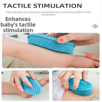 Vizi βούρτσα μπάνιου και μασάζ από σιλικόνη – σιλικόνη κατάλληλη για τρόφιμα, 150 τεμάχια σε συσκευασία