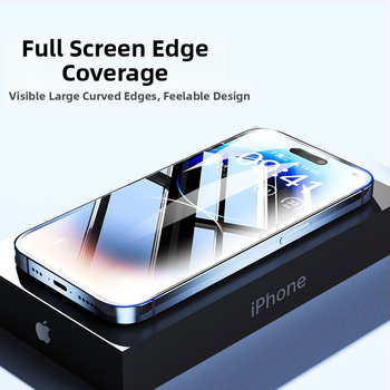 Μπροστινό προστατευτικό οθόνης για iPhone 16 σειρά — tempered glass, Anti-Fingerprint, Anti-Peeping, HD ματ, πλήρης κάλυψη οθόνης