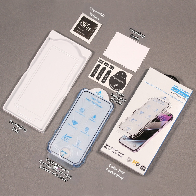 Esikäraani kaitse iPhone 16 seeria jaoks — karastatud klaas, anti-sõrmejäljed, anti-peeping, HD matt, täielik ekraanikatvus