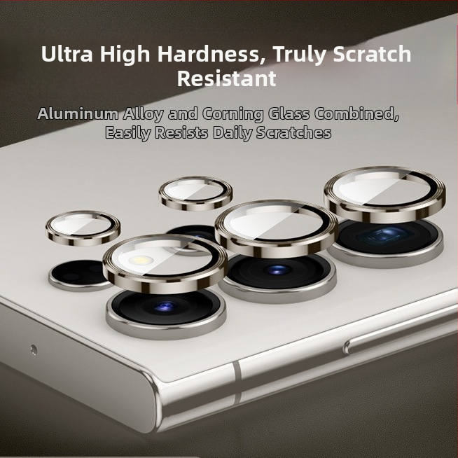 Ochranná fólia na objektív pre Samsung Galaxy S24/S24 Ultra/S24+ s neviditeľným dizajnom – tvrdené sklo, fólia na objektív, proti otlačkom prstov