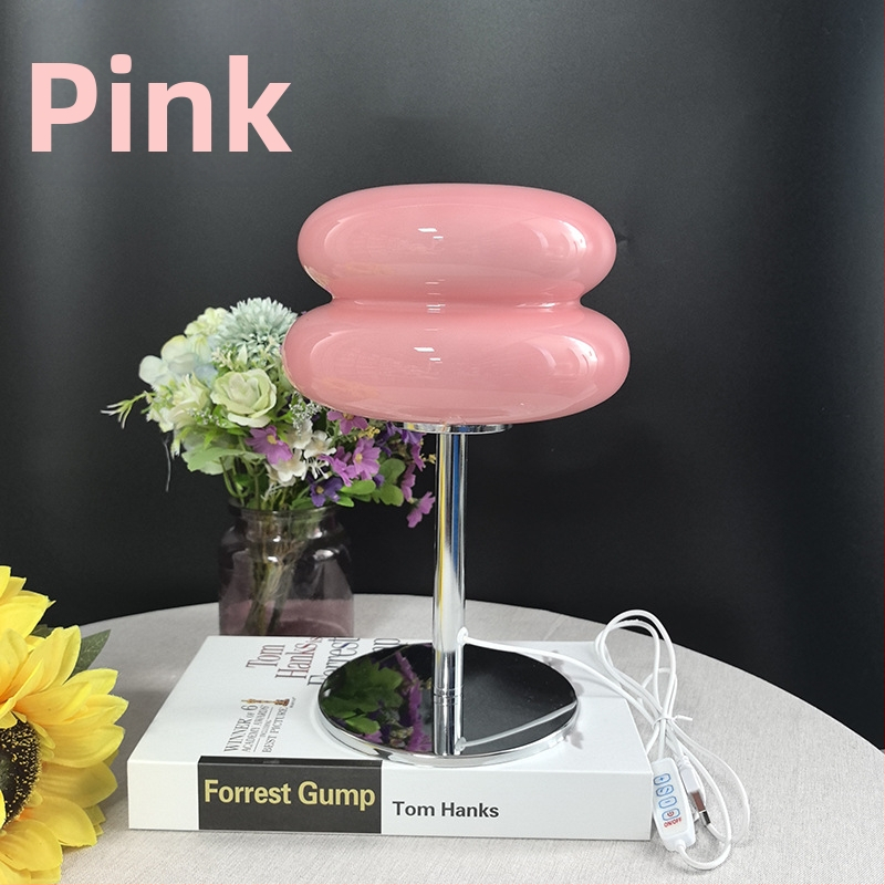 Stalo šviestuvas su Bauhaus postmoderniu dizainu, šiuolaikinis minimalistinis stilius, nakties šviesa, CE sertifikatas