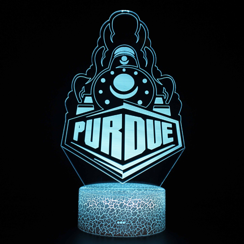 Rugby Series 1 3D Naktinė Lempa su Akrilo Gaubtu, USB Maitinimas arba Sausa Baterija, Prisilietimo/Nuotolinio Valdymo, Logotipo Spausdinimas Įmanomas