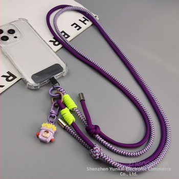 Zhenge rankų darbo telefono pakabukas per petį juosta moterims, daugiafunkcinis aksesuaras