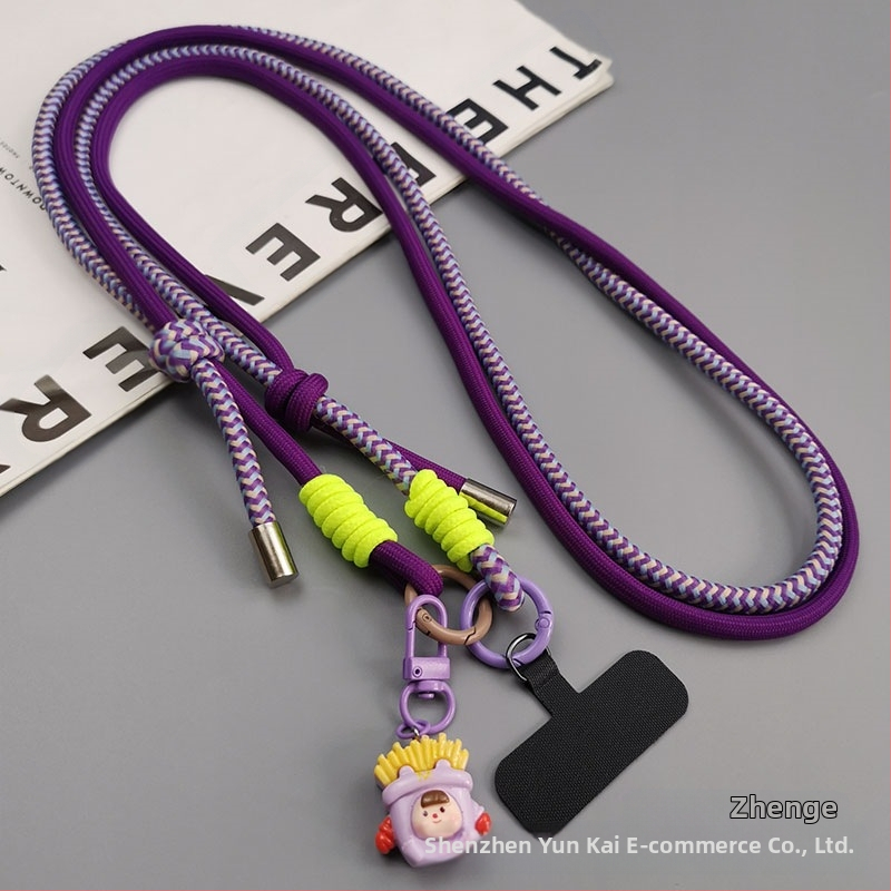 Zhenge rankų darbo telefono pakabukas per petį juosta moterims, daugiafunkcinis aksesuaras