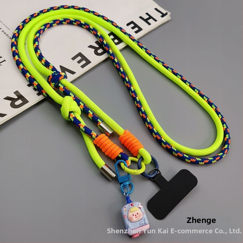 Zhenge rankų darbo telefono pakabukas per petį juosta moterims, daugiafunkcinis aksesuaras