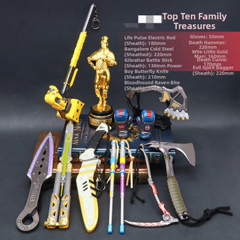 APEX Hero Κληρονομιά Butterfly Knife Αλουμινίου Μοντέλο – Kushiro Μεταλλικό Όπλο, Συσκευασία Κάρτον, Διακόσμηση Σπιτιού