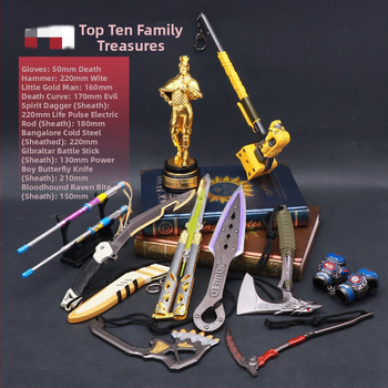 APEX Hero Κληρονομιά Butterfly Knife Αλουμινίου Μοντέλο – Kushiro Μεταλλικό Όπλο, Συσκευασία Κάρτον, Διακόσμηση Σπιτιού