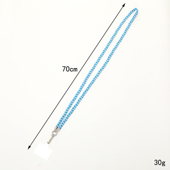 Κορδόνι κινητού – χειροποίητο, κορεατικού στυλ, αλυσίδα crossbody, ύφασμα πολυεστέρα-βαμβάκι, με κλιπ αποφυγής απώλειας