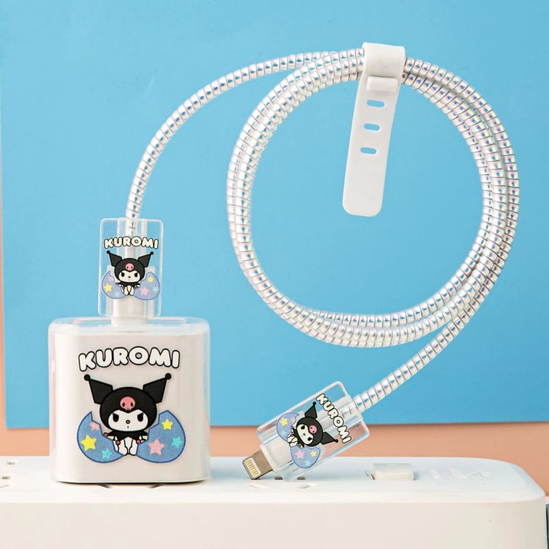 Apple 18W/20W ātrās uzlādes aizsargkorpuss — caurspīdīgs TPU mīkstais pārsegs ar augļu dizainu, vienpusēja druka