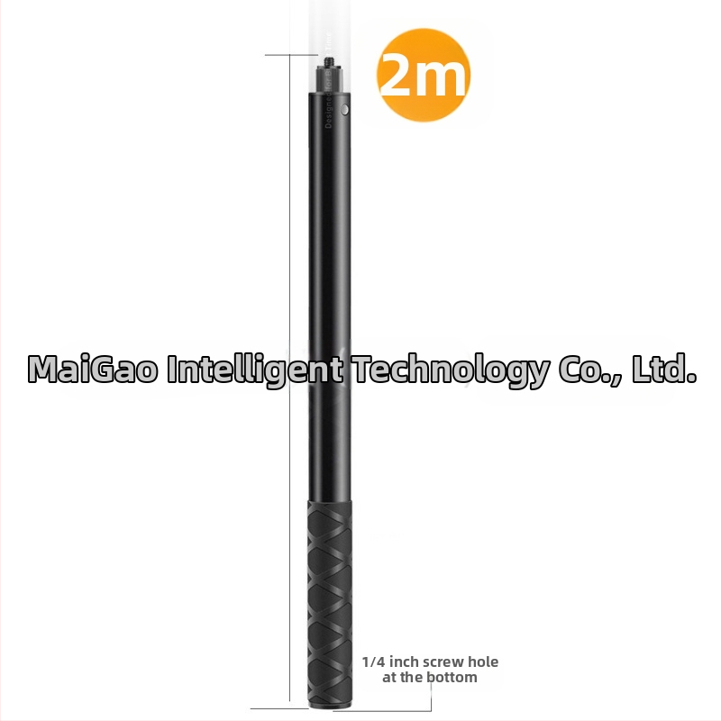 Držiak kameros trečiosios asmenų vaizdui motociklui/dviraciui – aliuminio lydinys; selfie lazda suderinama su GoPro ir Insta360 X3