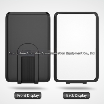 Силиконова картодържател за мобилен телефон с подставка - унисекс, горещо пресован дизайн, джоб за карти