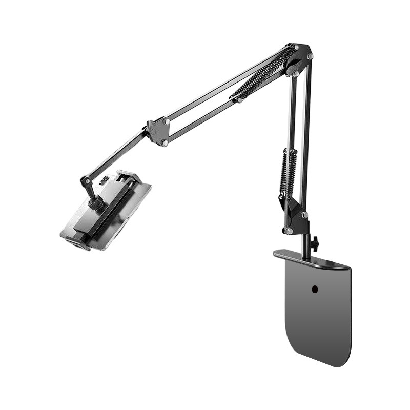 Настолна въртяща се държач за телефон с алуминиева конструкция — универсална съвместимост, механизъм за въртене, 2024 г.