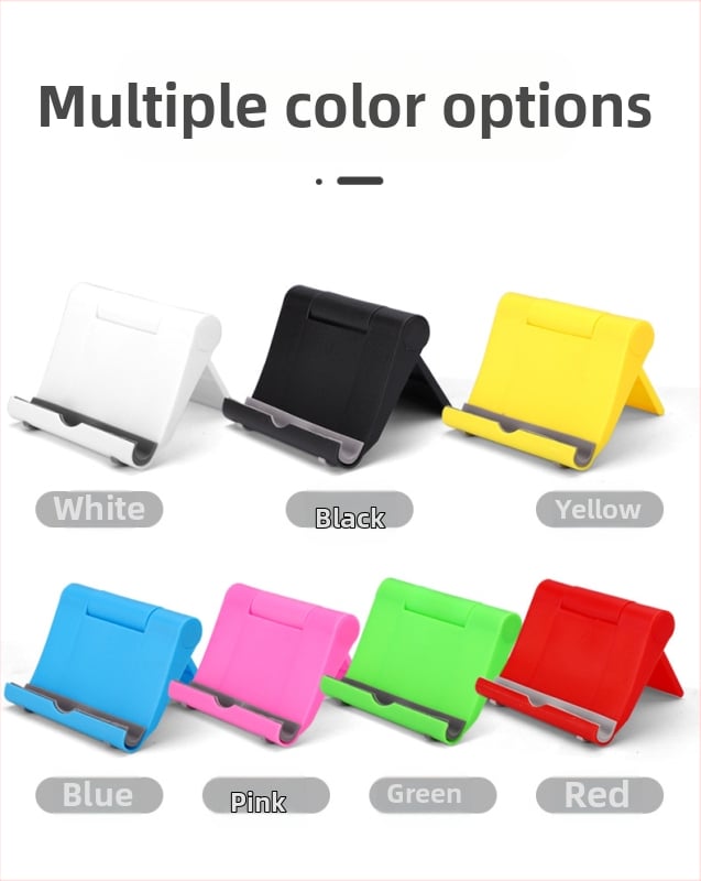 Z-образна настолна стойка за телефони и таблети – универсална, регулируема на множество ъгли, въртяща се, сгъваема, PP материал