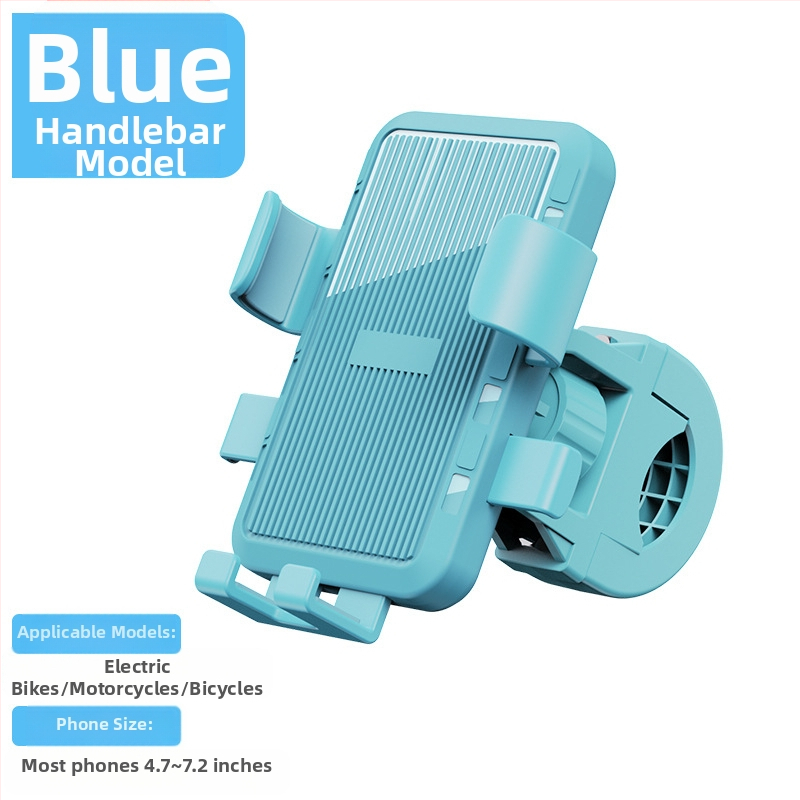 Универсален държач за телефон за кормило на електрически велосипеди и мотоциклети, удароустойчив пластмасов монтаж