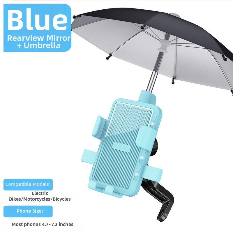 Универсален държач за телефон за кормило на електрически велосипеди и мотоциклети, удароустойчив пластмасов монтаж