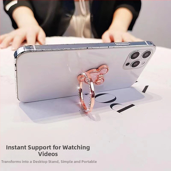 Waugh пръстен държач за телефон – анимационен стил, сплавен материал, персонализиран частен етикет