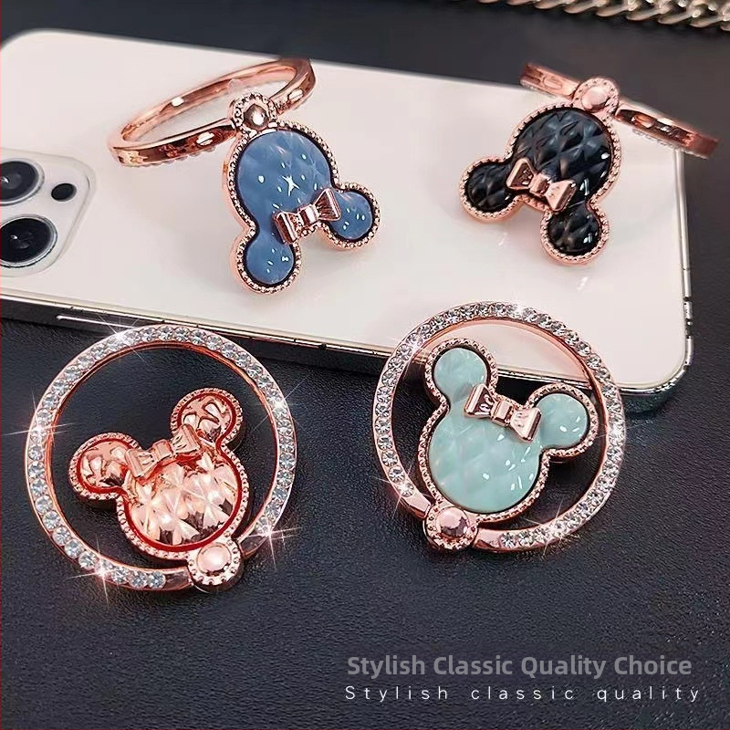 Waugh пръстен държач за телефон – анимационен стил, сплавен материал, персонализиран частен етикет