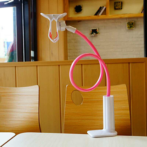 Телефон държач със спираловиден дизайн – настолен и нощен удължен държач, пластмасов, генерален модел