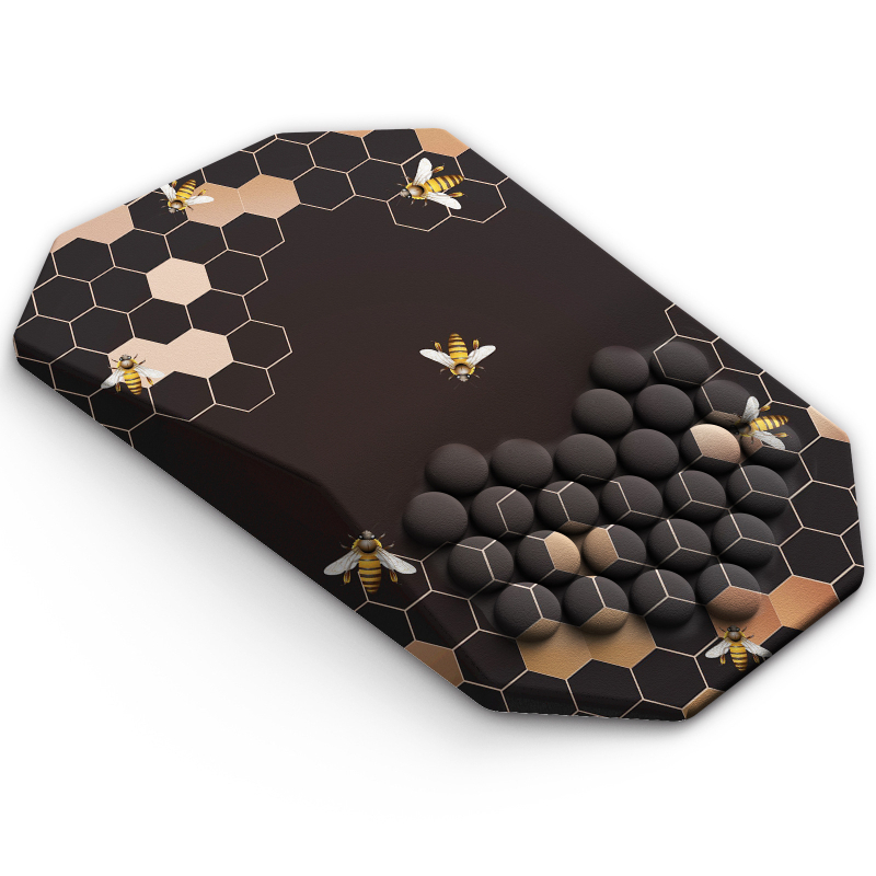 Csuklóvédő egérpad kézi párnával, vászon anyag, egyoldalas, OEM testreszabás